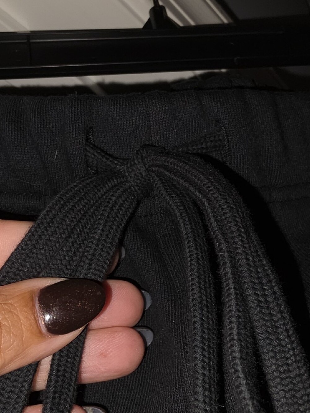 ESSENTIALS Fear of God Jet Black Men's Jogger Sweatpants - Picture 7 of 10